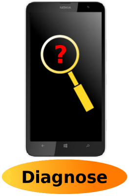 Lumia 1320 Reparatur: Diagnose + Behandlung