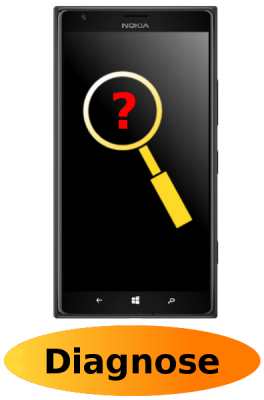 Lumia 1520 Reparatur: Diagnose + Behandlung