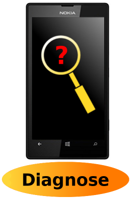 Lumia 520 Reparatur: Diagnose + Behandlung