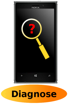 Lumia 925 Reparatur: Diagnose + Behandlung