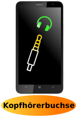 Lumia 1320 Reparatur: Kopfhörerbuchse - Kopfhöreranschluss