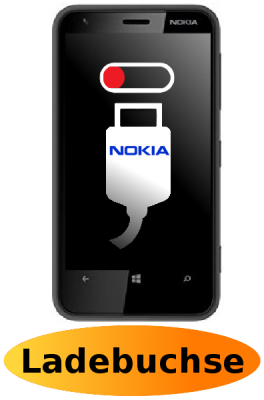 Lumia 620 Reparatur: Ladebuchse - Ladeport