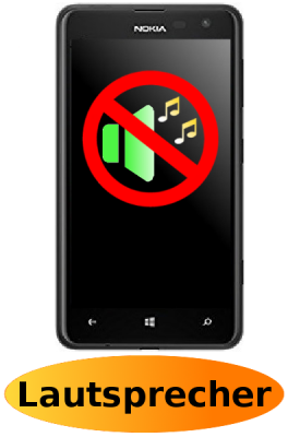 Lumia 625 Reparatur: Lautsprecher
