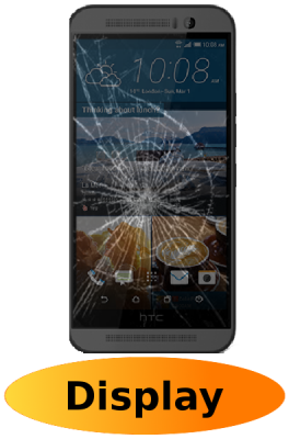 HTC One M9 Reparatur: Glas + Touchscreen + LCD Display