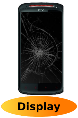 HTC Sensation XE Reparatur: Glas + Touchscreen + LCD Display