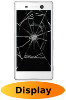Sony M5 Reparatur: Glas + Touchscreen + LCD Display
