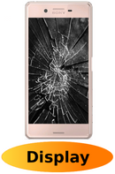 Sony X Performance Reparatur: Glas + Touchscreen + LCD Display