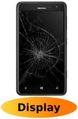 Lumia 625 Reparatur: Glas + Touchscreen + LCD Display
