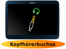Samsung Tab 3 10.1" Reparatur: Kopfhörerbuchse - Kopfhöreranschluss