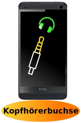 HTC One M7 Reparatur: Kopfhörerbuchse - Kopfhöreranschluss