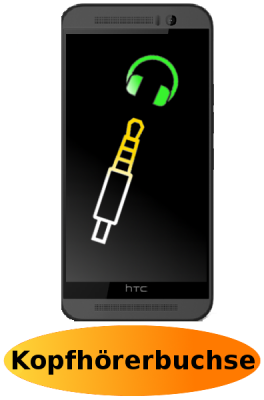 HTC One M9 Reparatur: Kopfhörerbuchse - Kopfhöreranschluss