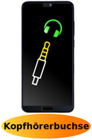 Huawei P20 Pro Reparatur: Kopfhörerbuchse - Kopfhöreranschluss