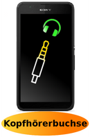 Sony E4g Reparatur: Kopfhörerbuchse - Kopfhöreranschluss