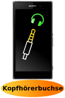 Sony Z1 Reparatur: Kopfhörerbuchse - Kopfhöreranschluss