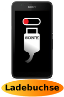 Sony E4g Reparatur: Ladebuchse - Ladeport