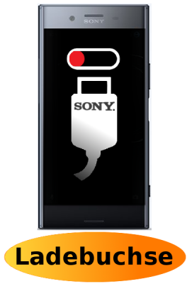 Sony XZ Premium Reparatur: Ladebuchse - Ladeport