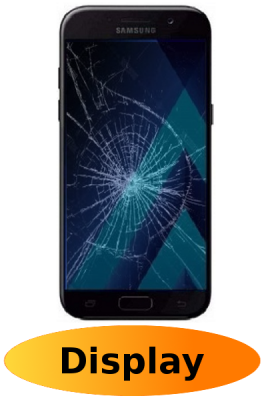 Samsung A3 2018 Reparatur: Glas + Touchscreen + LCD Display